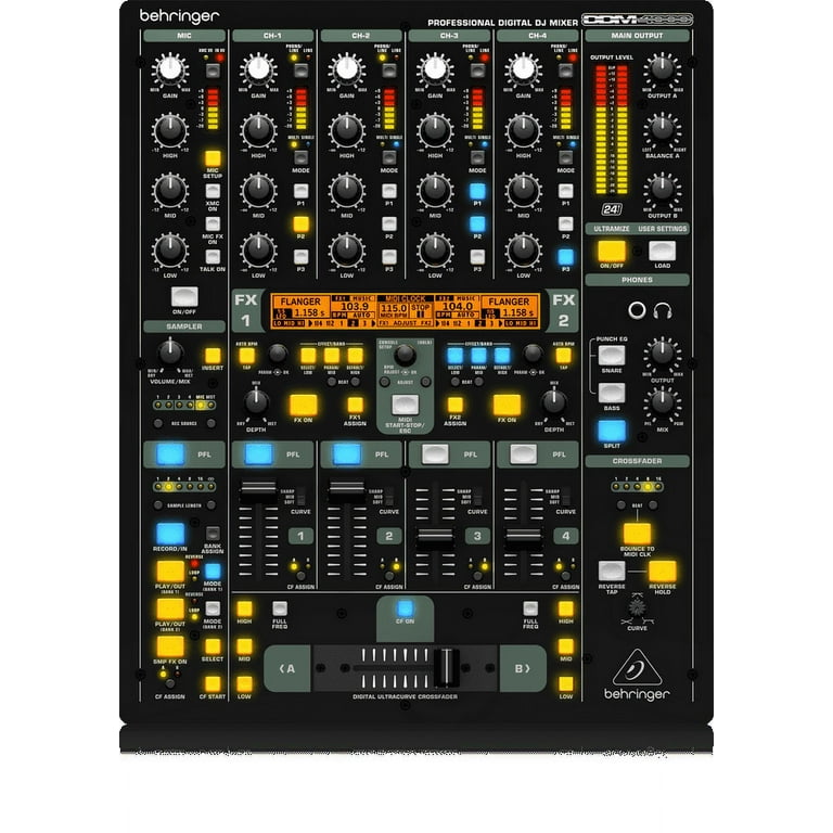 Behringer DDM4000 Ultimate 5-Channel Digital DJ Mixer w