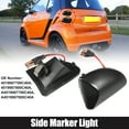 thumbnail image 2 of 1 Pair Sequential Side Marker Lights Turn Signal Light Assembly 4519067700C40A for Smart Fortwo Black, 2 of 6