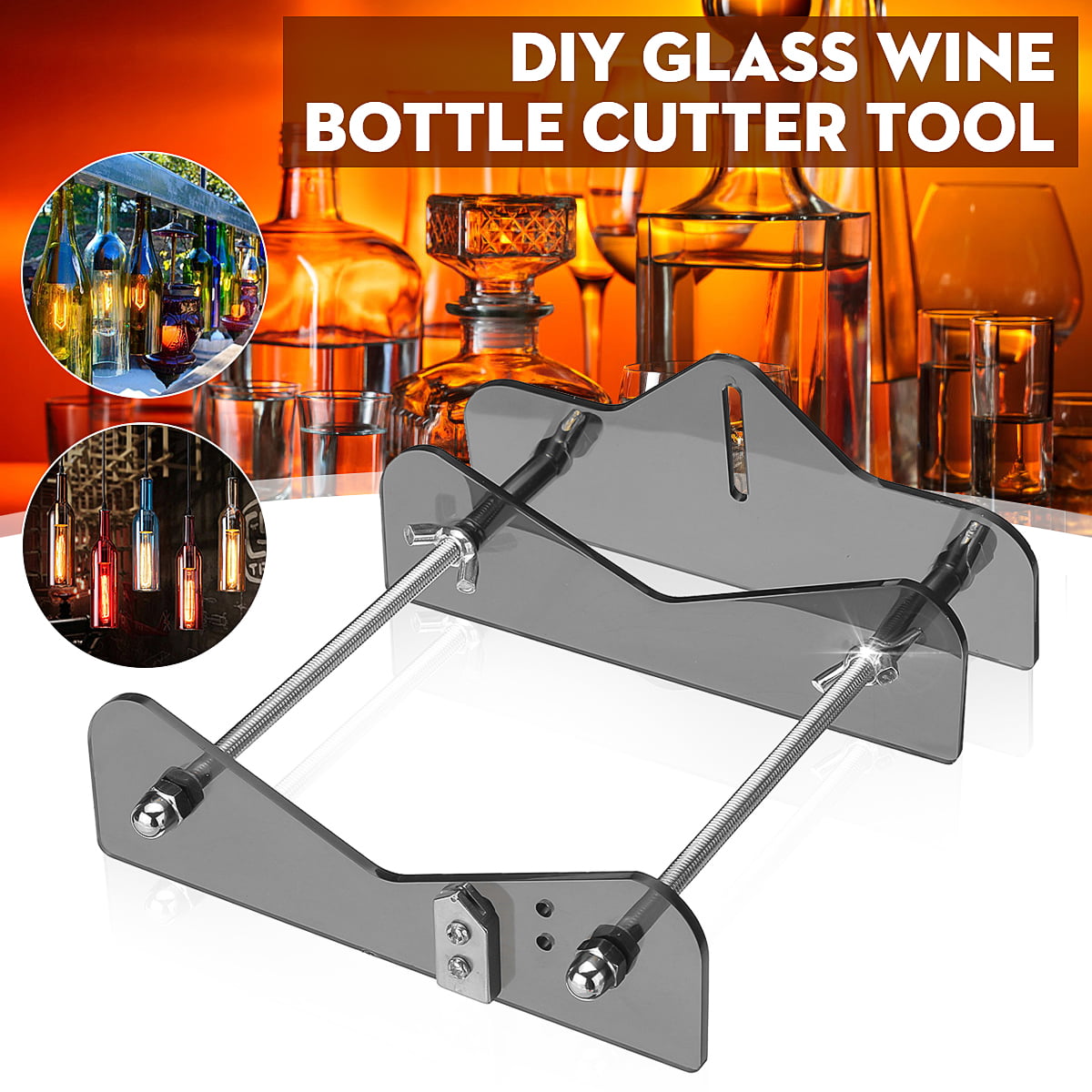 Alloy Glass Bottle Cutter Kit Beer Wine Jar DIY Cutting Craft Recycle Tools 