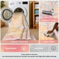 thumbnail image 3 of Kokia 9'x12' Washable Modern Abstract Area Rug, Pink Orange Ombre Soft Non Slip Rug for Living Room Bedroom Dining Room, 3 of 7