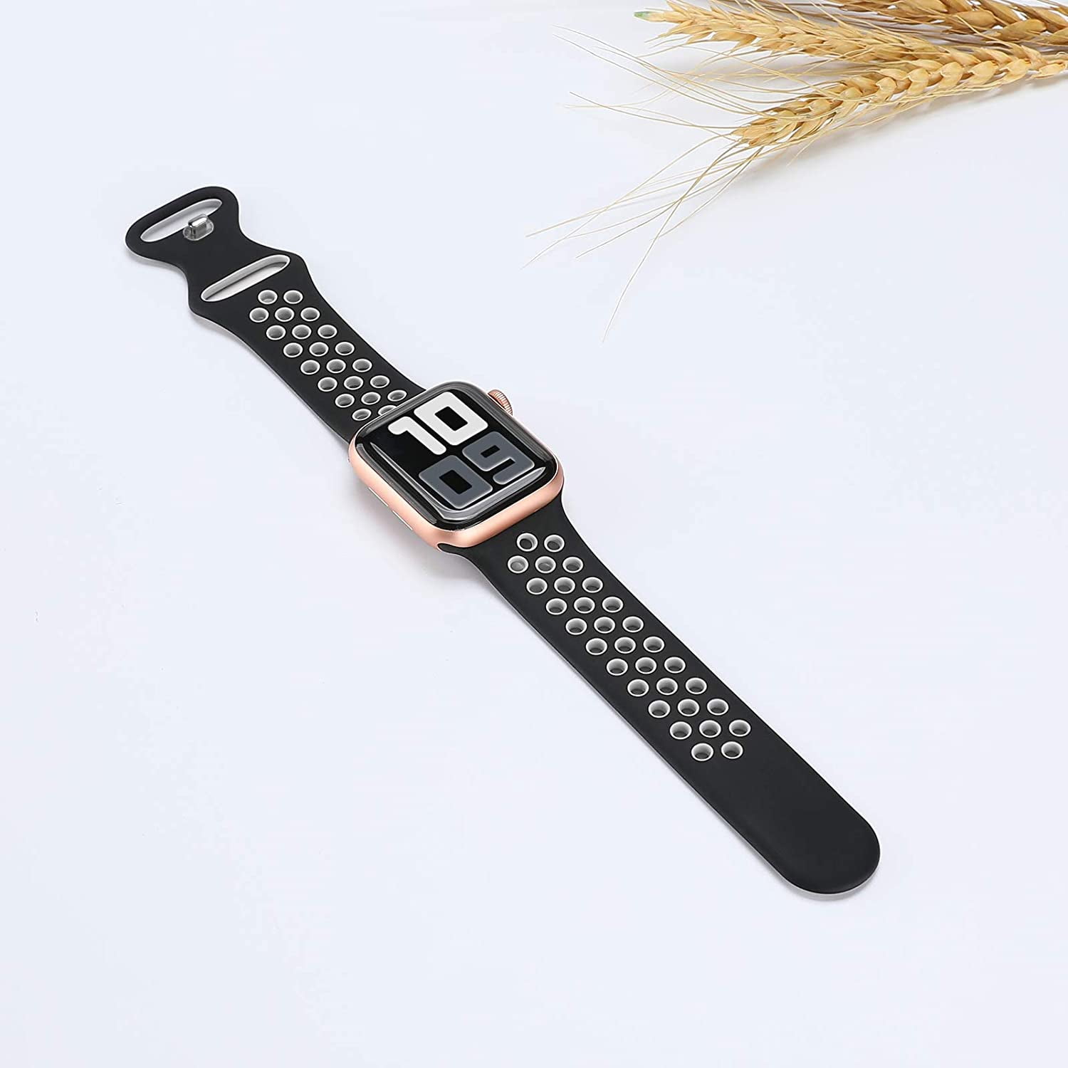 Tropical Palms Etched Silicone Apple Watch Band - Dót Outfitters