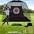 thumbnail image 3 of Filets de Golf pour Conduite dans la Cour, Filet d'Entraînement de Golf, Filet de Golf pour Usage Intérieur, Filets de Frappe de Golf 10x7x6 Pi, Portée de Conduite à Domicile avec Cible et Sac de Transport (Pro Noir), 3 of 4