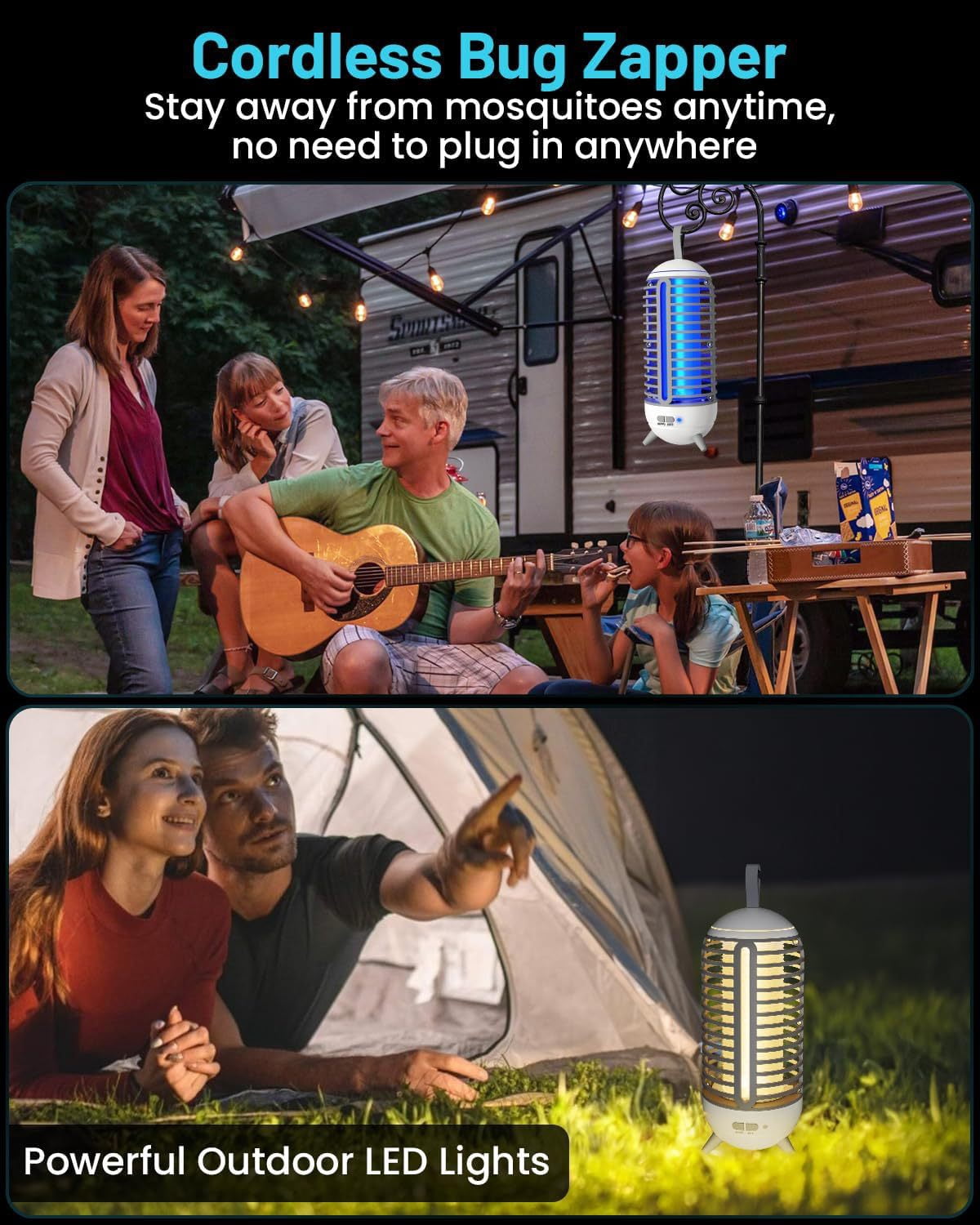 Home charging mosquito repellent lamp, outdoor electrocution mosquito repellent lamp, ambient light mosquito repellent lamp, night light dual function lamp