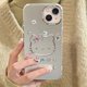 thumbnail image 1 of Sanrio-funda de teléfono de Gel suave para iPhone 11, 12, 13, 14 Pro Max, Y2k, Hello Kitty, espejo galvanizado, estilo INS, lindo rosa, estrella de moda Fivean unisex, 1 of 2