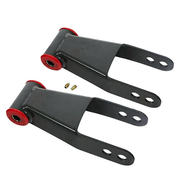 BST BSSP for 1988-2018 Chevy Silverado 1500 1"-2" Rear Drop Shackles Kit 410520 Compatible with 1988-2018 GMC Sierra C/K 1500 Suspension Lowering Kits