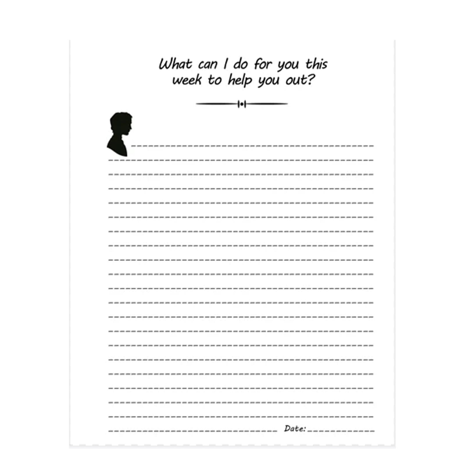 1pc Notebook Wife & Husband Back & forth Love Journal Husband Wife Back & forth Journal Paperback Deepen Trust and Get To Know Each Other Better