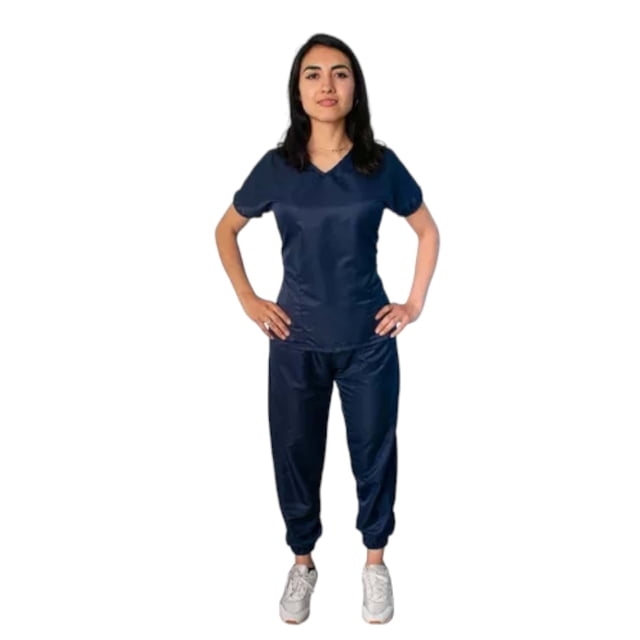 Jogger Conjunto Pantalón Dama Color Azul Marino Talla Chica Marca Emil SaEs