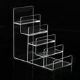 thumbnail image 5 of Clear Acrylic Wallet Display Stand Holder,Handbag Purse Display Stand,Jewelry Display Riser Shelf for Decoration and Organizer 5 Tiers, 5 of 9