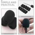 thumbnail image 5 of TEHAUX Black Foam Windscreen Lapel Microphone Sponge Covers 20 Pieces Noise Reduction Mic Accessories, 5 of 8