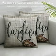 thumbnail image 3 of Qinduosi Throw Pillow Cover I Am You Always Design Laurel Accents on White from Book of Matthew Home Decor Pillow case Inch, 3 of 5
