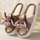 thumbnail image 2 of Diapositivas Vaca Sandalias para El Con Punta Abierta Antideslizantes Cómodas Las 4 Estaciones, 2 of 9