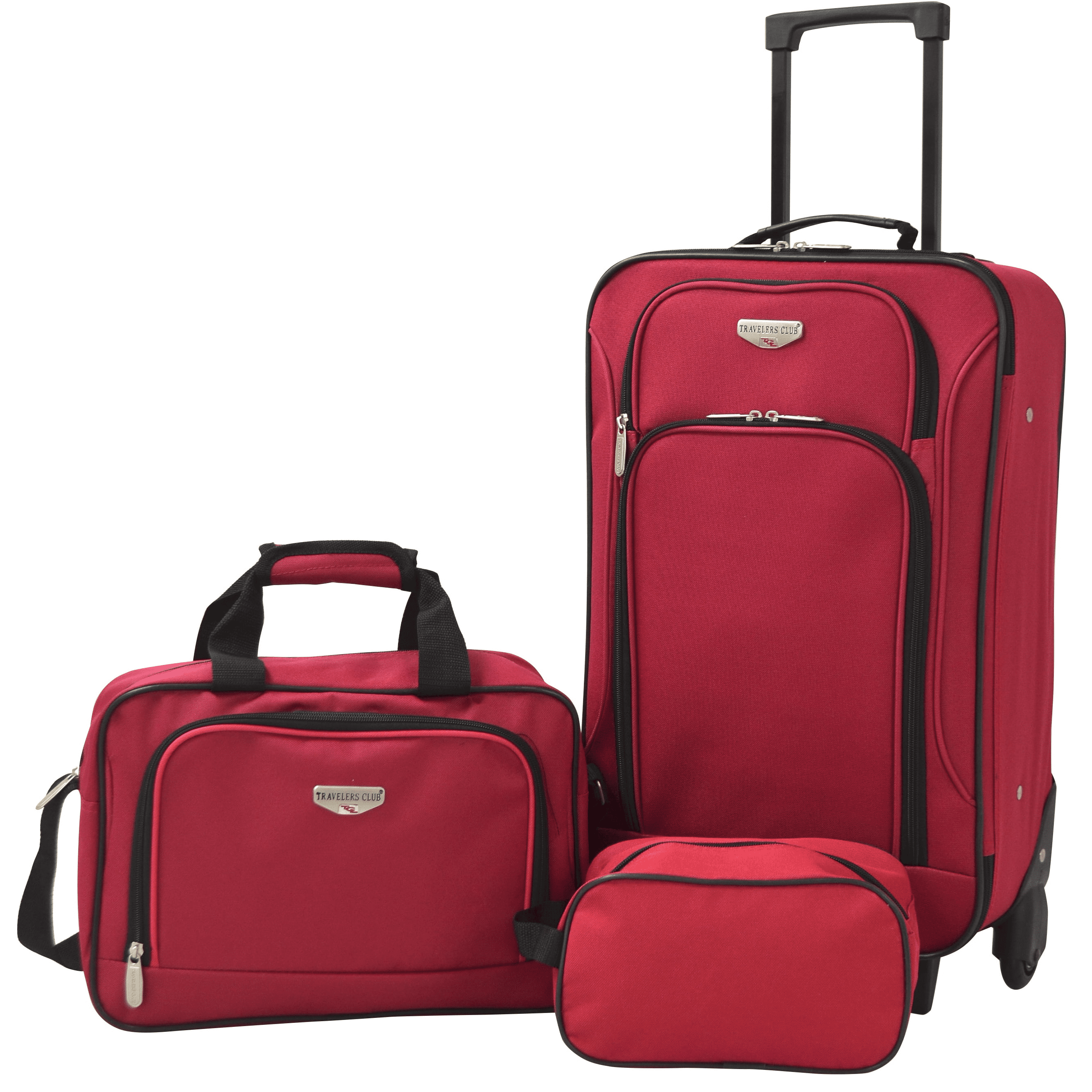 TCL Bowman 3-Piece Soft-Side Rolling Carry-on Set EVA-86303N-EX-600 - The  Home Depot