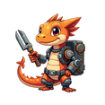 thumbnail image 4 of Cartoon Dragon Stickers, Waterproof Dragon Sticker for Water Bottle Laptop Phone Cases Planner Skateboard Luggage Helmet Party Favor Decor, Ideal for Adults Teens Teacher Rewards, 4 of 8