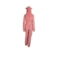 thumbnail image 3 of AvoDovA Women Plush Jumpsuit Romper Pajamas Coral Velvet Long-Sleeve Zipper Hooded Sleepwear Female Clothes, 3 of 6