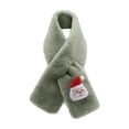 thumbnail image 2 of JMKQLZ Girls Boys Warm Plush Scarf Christmas Neck Warmer Winter Cute Thick Soft Shawl Wrap Scarves for Kids and Baby, 2 of 3