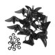 thumbnail image 1 of unbranded 15Ud Clips De Camisa Negros Para Elegantes Ideales Para Y Eventos Formales, 1 of 8