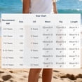 thumbnail image 3 of Bovxnpu Girls Summer Capris Wide Leg Pants Linen Cotton Girls Shorts Casual with Pockets Loose Pants, 3 of 8