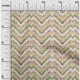 thumbnail image 2 of oneOone Cotton Poplin Olive Green Fabric Chevron Sewing Craft Projects Fabric Prints By Yard 42 Inch Wide, 2 of 4