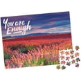 thumbnail image 2 of 300-Piece Calm Jigsaw Puzzle and Storage Bag, You Are Enough, 2 of 8