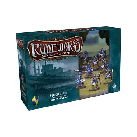 Runewars: Miniature Game - Spearmen Expansion Pack, Eight high-quality miniature figures for use with the Runewars miniature game. By Fantasy Flight (Best High Fantasy Games)