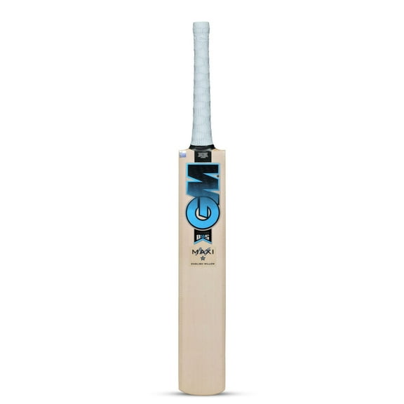 GM Diamond B55S Maxi English Willow Cricket Bat For Men With Grained Tape On The Face | Size-5 , With Free Cover , Multicolor