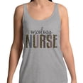 thumbnail image 2 of Oncology Nurse Leopard Print Tank Top Unisex X-Large Grey, 2 of 5