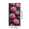 thumbnail image 7 of LUUFILx Pink Flower Banner Backdrop Floral Decoration for Party Supplies Wedding Events Photography Background Valentine's Day Decors Celebration Decor, 7 of 7