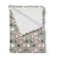 thumbnail image 2 of Geometric Soft Flannel Fleece Throw Blanket, Minimalist Design Simple Geometric Shapes Contemporary Art Work, Cozy Plush for Indoor and Outdoor Use, 70" x 90", Pale Peach Grey, by Ambesonne, 2 of 5