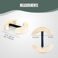 thumbnail image 6 of Houseables Hat Stretcher Shaper, 7.5 Size, 7 1/8 - 7 1/2, Wooden, Adjustable Sizer Cap Jack, Heavy Duty, For Cowboy, Baseball, Up Straw, Womens, Mens, Oval Hats, Fedora Maintainer, 6 of 7