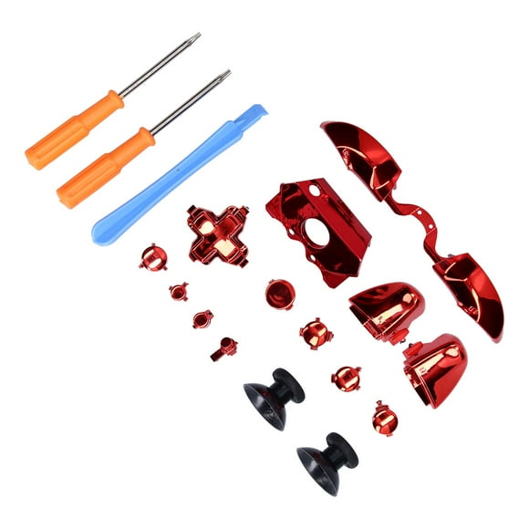 Domqga Game Controller Button Replacement Set LT/RT LB/RB Button Replacement With Screwdrivers For Elite X1,Game Controller Button Replacement,Game Controller Button Replacement Set