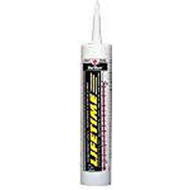 Red Devil 0866 Lifetime Acrylic Siliconized Caulk, Clear, 10.1oz