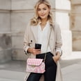 thumbnail image 2 of KUIFORTI White Cat Leather Crossbody Bag Casual Functional Cell Phone Women's Shoulder Handbags Portability Purse Shoulder Bags with Chain Strap for Camping Parties, 2 of 6