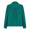 thumbnail image 7 of Posijego Womens Button Down Shirts Casual Long Sleeve Dress Shirt Solid Color Office Work Tops Blouses, 7 of 7