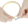 thumbnail image 4 of Juego de 12 aros para bordar Caydo, 6 pulgadas, punto de cruz circular, 4 of 7