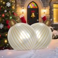 thumbnail image 1 of QIPOPIQ Inflatable Christmas Ball Large Outdoor Decoration Blow Up Ball for Pool Holiday Yard Decor, 1 of 6