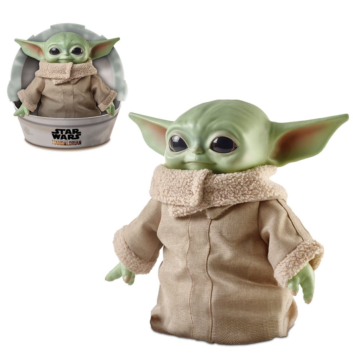 11-in Baby Yoda Figure The Mandalorian Star Wars The Child Plush Toy 