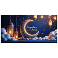 thumbnail image 4 of LUUFILx Ramadan Mubarak Banner Festive Decoration Islamic Background Ramadan Celebration Backdrop Eid Mubarak Party Supplies Lantern Design Indoor Outdoor Event Decor, 4 of 9