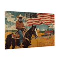 thumbnail image 2 of 1000 PCS 1000 Piece Puzzle For Adults Cowboy & Usa Flag,Challenging Brain Exercise High Difficulty Puzzle,Classic Cowboy & Usa Flag Vintage Style Wooden Puzzle,Creative Activity Hobbies For Adults, 2 of 6