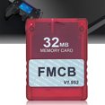 thumbnail image 1 of Estuche transparente para tarjeta de memoria FMCB V1.953 de 8MB/16MB/32MB/64MB para consola de juegos PS2, 1 of 5