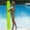 Green, variant on Inflatable Buoyancy Bar for Water Sports and Swimming Training - PVC Floating Aid for Adults with High Visibility Colors,Blue