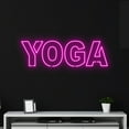 thumbnail image 3 of Handmadetneonsign Custom Yoga Neon Light, Physical Fitness Led Light, Yoga Studio Led Sign, Yoga, 3 of 5