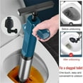 thumbnail image 4 of BinKFF Toilet Plunger, Drain Clog Remover, High Pressure Air Drain Blaster Real-Time Barometer Plunge Blaster Multi-Drain Unclogger for Toilets, Plungers for Bathroom, Sink, Floor, 4 of 8