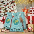thumbnail image 6 of Naloa Travelling on Airplane Drawstring Christmas Bags, 3D Xmas Gift Bags, Christmas Wrapping Bags, Xmas Goodie Bags, Treat Pouch Bags, Party Favor Bags-Medium, 6 of 9