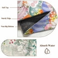 thumbnail image 6 of Cute Easter Bunny Round Area Rug 6Ft Washable Circle Rugs for Bathroom Office, Eucalyptus Leaves Colorful Eggs Beige Non-Slip Carpet Floor Mats Indoor Outdoor Carpet Runner Aesthetic Home Decor, 6 of 8