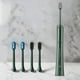 thumbnail image 3 of Cepillos de dientes eléctricos de cerdas suaves, recargables, juego de dos, 6 modos de limpieza y 5 cepillos de repuesto., 3 of 4