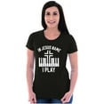 thumbnail image 3 of In Jesus Name I Play Piano Music Womens Slim Fit Graphic Tee Brisco Brands S, 3 of 5