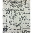thumbnail image 3 of Southern Home Furnishings Fabric Francaise Ebony Cocktail Ottoman in Black/White, 3 of 3