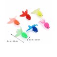thumbnail image 2 of Shisuyan Poisson Rouge Artificiel Caoutchouc Couleur Assortie 20 Pcs 2.4X0.8X0.8In, 2 of 8
