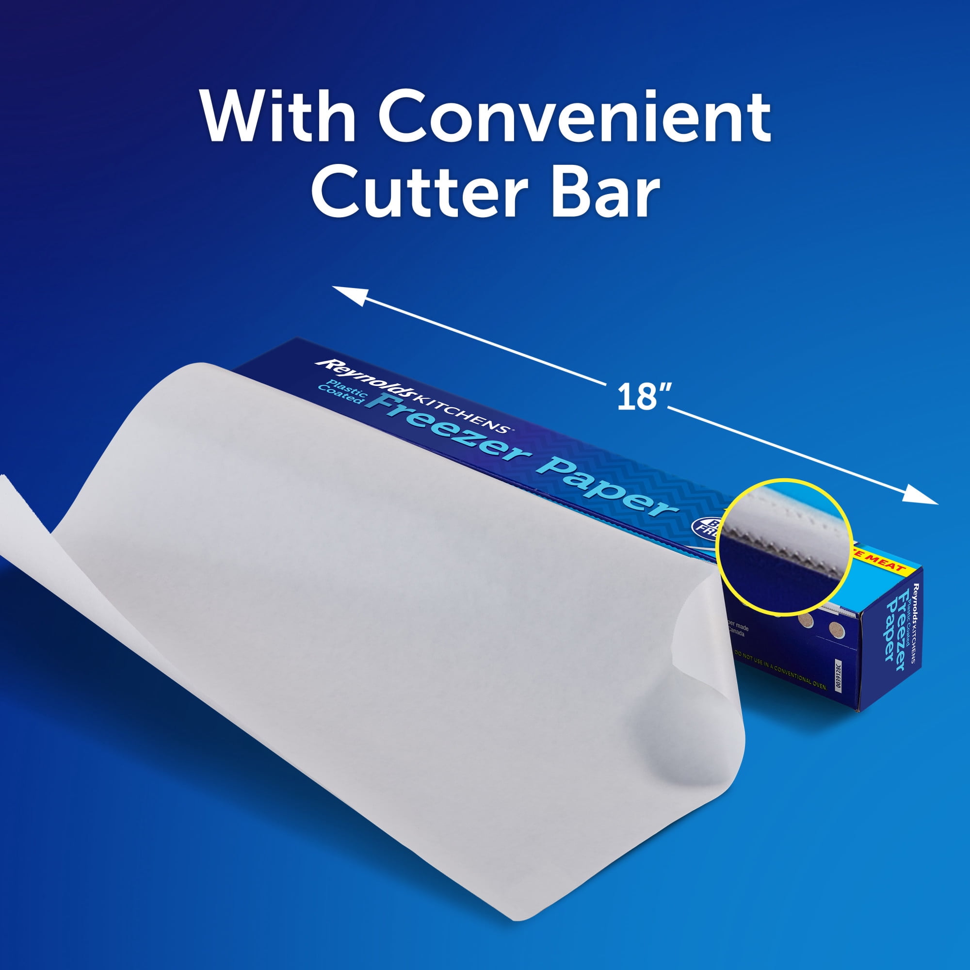 Reynolds Kitchens Plastic-Coated Freezer Paper, 100 Square Foot Roll