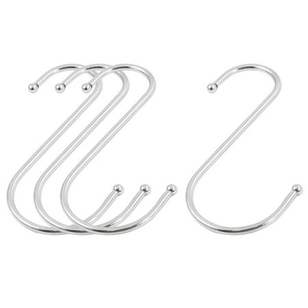 

Uxcell 4pcs Home Door Window 4.3 Metal Ball End Hanger S Shaped Hook